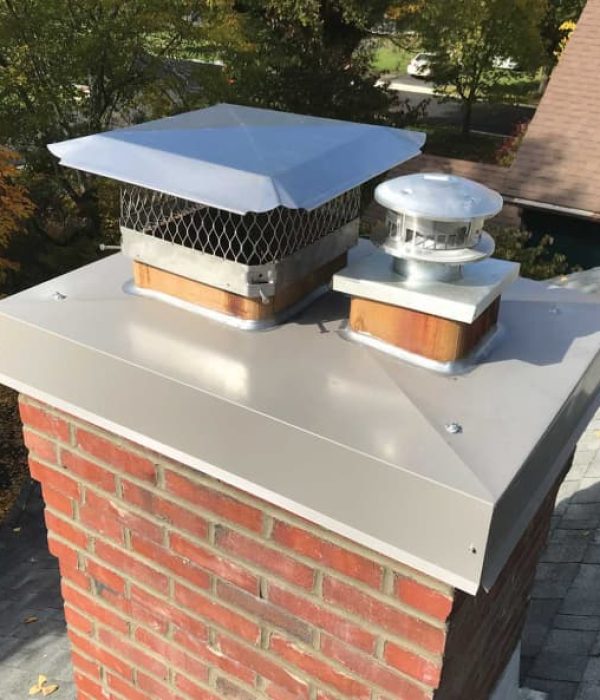 Portland chimney cleaning and repair with chimney cap installation for improved safety